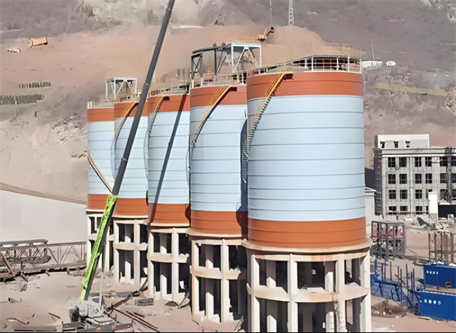 天台高架钢板仓